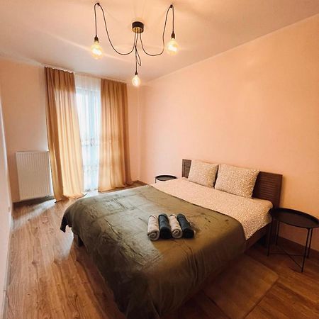 Ferienwohnung Aleja Powstancow Wielkopolskich Stettin Exterior foto